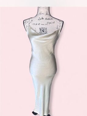 ASOS Satin Cowl Slip Dress with Low Back